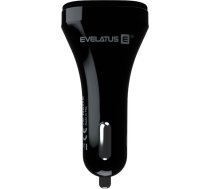 Evelatus - Evelatus Quick Car Charger QCC02 Black