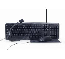 Gembird KEYBOARD +MOUSE USB ENG/4IN1 KIT KBS-UO4-01