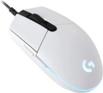 Logitech G203 LIGHTSYNC Corded Gaming Mouse - WHITE - USB