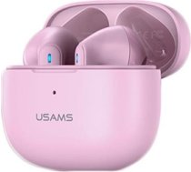 Usams Bluetooth Headphones TW S 5.2 NX10 Dual mic pink
