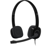 Logitech H151 Corded Stereo Headset - BLACK - 3.5 MM