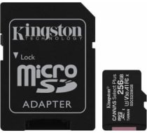 Kingston Canvas Select Plus 256GB MicroSDXC + SD Adapter