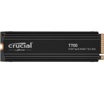 Crucial SSD|CRUCIAL|T700|4TB|M.2|PCIe Gen5|NVMe|TLC|Write speed 11800 MBytes/sec|Read speed 12400 MBytes/sec|TBW 2400 TB|CT4000T700SSD5