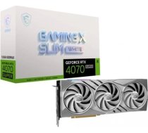 MSI Graphics card GeForce RTX 4070 SUPER 12G GAMING X SLIM GDDRX6 white