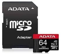 Adata MEMORY MICRO SDXC 64GB W/ADAP./AUSDX64GUI3V30SHA2-RA1 ADATA