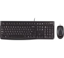 Logitech MK120 Corded Combo - BLACK - USB - US INT'L - EER