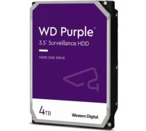 Western Digital HDD Video Surveillance WD Purple 4TB CMR, 3.5'', 256MB, SATA 6Gbps, TBW: 180