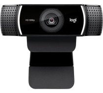 Logitech C922 Pro Stream Webcam - Tripod - BLACK - USB