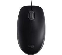 Logitech B110 Corded Mouse - SILENT - BLACK - USB - B2B