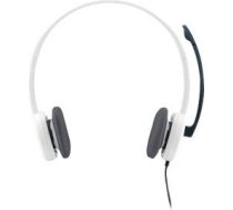 Logitech H150 Corded Stereo Headset - CLOUD WHITE - Dual Plug