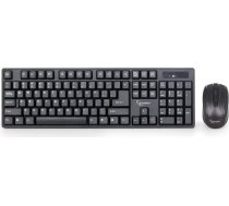 Gembird KEYBOARD +MOUSE WRL ENG/DESKTOP KBS-W-01 GEMBIRD