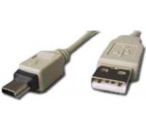 Gembird CABLE USB2 AM-MINI 1.8M WHITE/CC-USB2-AM5P-6 GEMBIRD