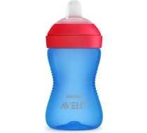 Philips Avent My Grippy mācību krūzīte ar mīkstu snīpi 300ml, 9M+, zila - SCF802/01