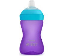 Philips Avent My Grippy mācību krūzīte ar mīkstu snīpi 300ml, 9M+, lillā - SCF802/02