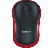 Logitech M185 Wireless Mouse - RED - EER2