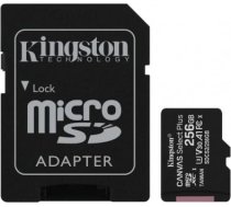 Kingston 256GB micSDXC Canvas Select Plus 100R A1 C10 Card + ADP, EAN: 740617298710