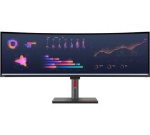 Lenovo ThinkVision P49w-30 49 ", IPS, 5120 x 1440, 32:9, 4 ms, 350 cd/m², Black, 1x Thunderbolt 4 Out, 1x Thunderbolt 4 In, 4x USB 3.2 Gen 1, 1x USB-C 3.2 Gen 1, 1x USB-B 3.2 Gen 1, 60 Hz,     HDMI ports quantity 2