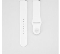 Connect 22mm Silicone Loop Watch Strap (S/M 110mm) White