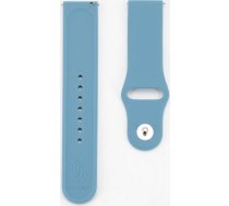 Connect 22mm Silicone Loop Watch Strap (S/M 110mm) Blue