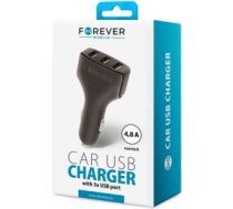Forever Universal Triple USB car charger CC-05 4.8A Black