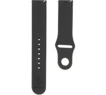 Connect 20mm Silicone Loop Watch Strap (S/M 110mm) Black