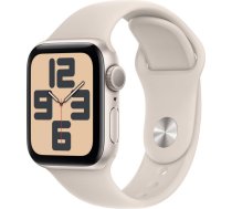 Apple Watch SE GPS 40mm Starlight Aluminium Case with Starlight Sport Band - M/L