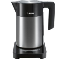 Bosch Kettle TWK7203 With electronic control, Stainless steel, Stainless steel/ black, 2200 W, 360° rotational base, 1.7 L