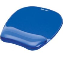 Fellowes Mouse pad with wrist support CRYSTAL, blue