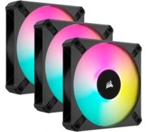 Corsair Fan QX120 RGB iCUE LINK magnetic 3pack black