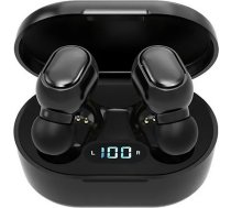 WOW E6s TWS Bluetooth 5.3 Wireless In-Ear Headset with HD Mic&Charging Case Black