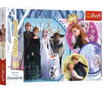 Trefl Puzzles 100 elements Glitter Frozen 2