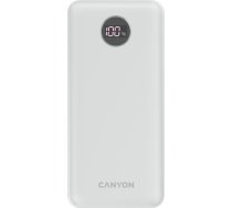 Canyon power bank PB-2002 LED 20000 mAh PD 20W QC 3.0 White