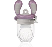 Kidsme Food Feeder bērna ēdināšanas ierīce cietiem produktiem (liels),Plum, no 6 mēn. - 160337PL