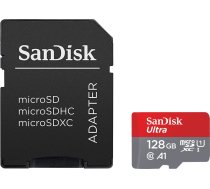 Sandisk Ultra microSDXC 128GB + SD Adapter 100MB/s Class 10 UHS-I, EAN: 619659185510