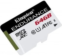 Kingston 64GB microSDXC Endurance 95R/30W C10 A1 UHS-I Card Only, EAN: 740617290226