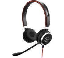 Jabra EVOLVE 40 MS Stereo USB Headband, Noise cancelling, USB and 3.5 jack connectivity, with mute-button and volume control on the cord, Busylight , Discret boomarm, Microsoft     optimized