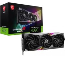 MSI Graphics card GeForce RTX 4090 GAMING X TRIO 24G GDDR6X 384bit 3DP/HDMI