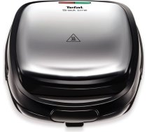 Tefal SW342D38 Sandwich Maker, Black/Stainless Steel