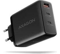 Axagon ACU-DPQ100 GaN Wall charger, 3x port (USB + dual USB-C), PD3.0/QC4+/PPS/Apple, 100W, black