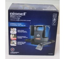 Bissell SALE OUT. SpotClean Cordless EU, Carpet and Upholstery Cleaner, UNPACKED, USED, SCRATCHES | SpotClean EU, Carpet and Upholstery Cleaner | 3681N | Cordless operating | Washing     function | 25.9 V | Operating time (max) 35 min | Black | Warranty 2