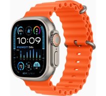 Apple Watch Ultra 2 GPS + Cellular, 49mm Titanium Case with Orange Ocean Band