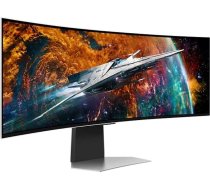 Samsung Monitor|SAMSUNG|Odyssey G9 G95SC|49"|Gaming/Smart/Curved|Panel OLED|5120x1440|32:9|240Hz|0.03 ms|Speakers|Height adjustable|Tilt|Colour Silver|LS49CG950SUXDU