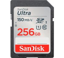 Sandisk Ultra 256GB SDXC Memory Card 150MB/s, EAN: 619659200237