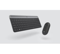 Logitech - Slim Wireless Keyboard and Mouse Combo MK470 NORDIC