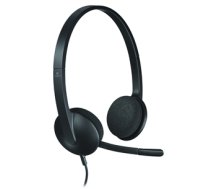 Logitech H340 Computer Headset Black