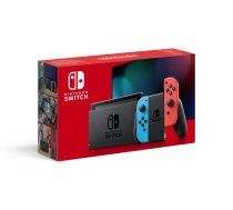Nintendo Switch Console with Neon Red and Neon Blue Joy-Con (Upgraded Version)