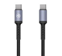 Tellur Type-C To Type-C Cable 3A 60W 1m Black