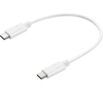 Sandberg 136-30 USB-C to USB-C Charge Cable 0.2m White