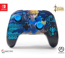 PowerA Enhanced Wireless Controller With Lumectra Etched - Wake Up Link (Nintendo Switch)