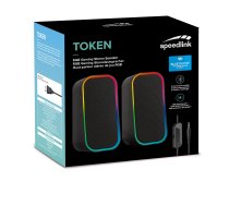 Speedlink - TOKEN RGB Gaming Stereo Speaker, black